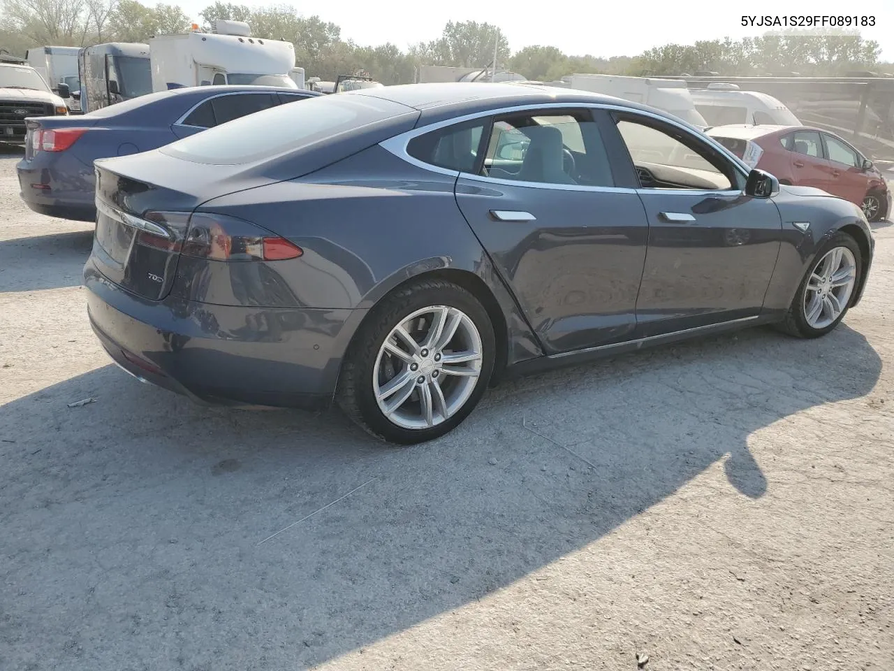 2015 Tesla Model S 70D VIN: 5YJSA1S29FF089183 Lot: 74204094