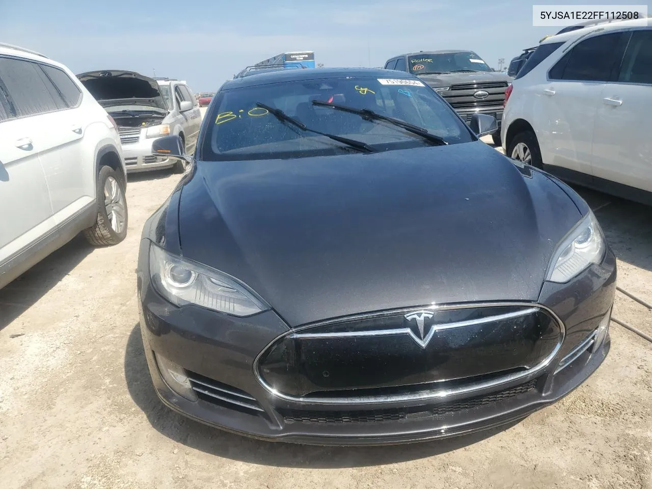 2015 Tesla Model S VIN: 5YJSA1E22FF112508 Lot: 75190654