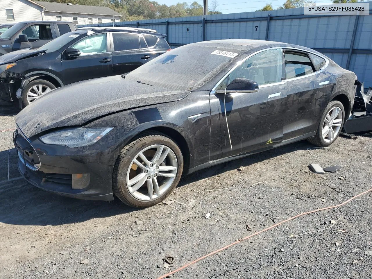 2015 Tesla Model S 70D VIN: 5YJSA1S29FF086428 Lot: 75218114