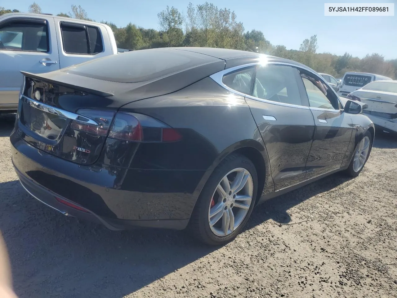 2015 Tesla Model S P85D VIN: 5YJSA1H42FF089681 Lot: 75278414