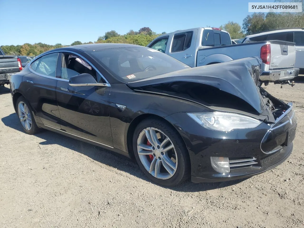 2015 Tesla Model S P85D VIN: 5YJSA1H42FF089681 Lot: 75278414