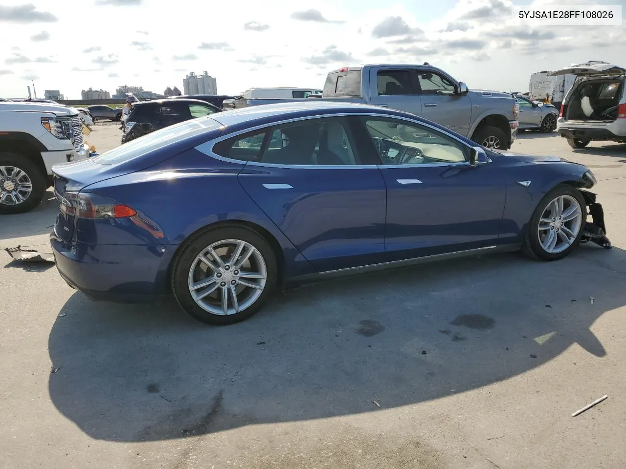 2015 Tesla Model S VIN: 5YJSA1E28FF108026 Lot: 75483194