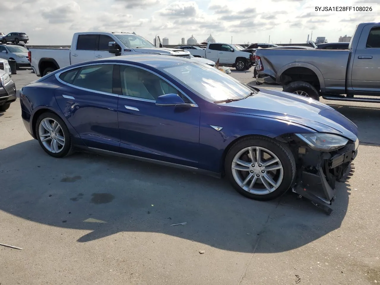 2015 Tesla Model S VIN: 5YJSA1E28FF108026 Lot: 75483194