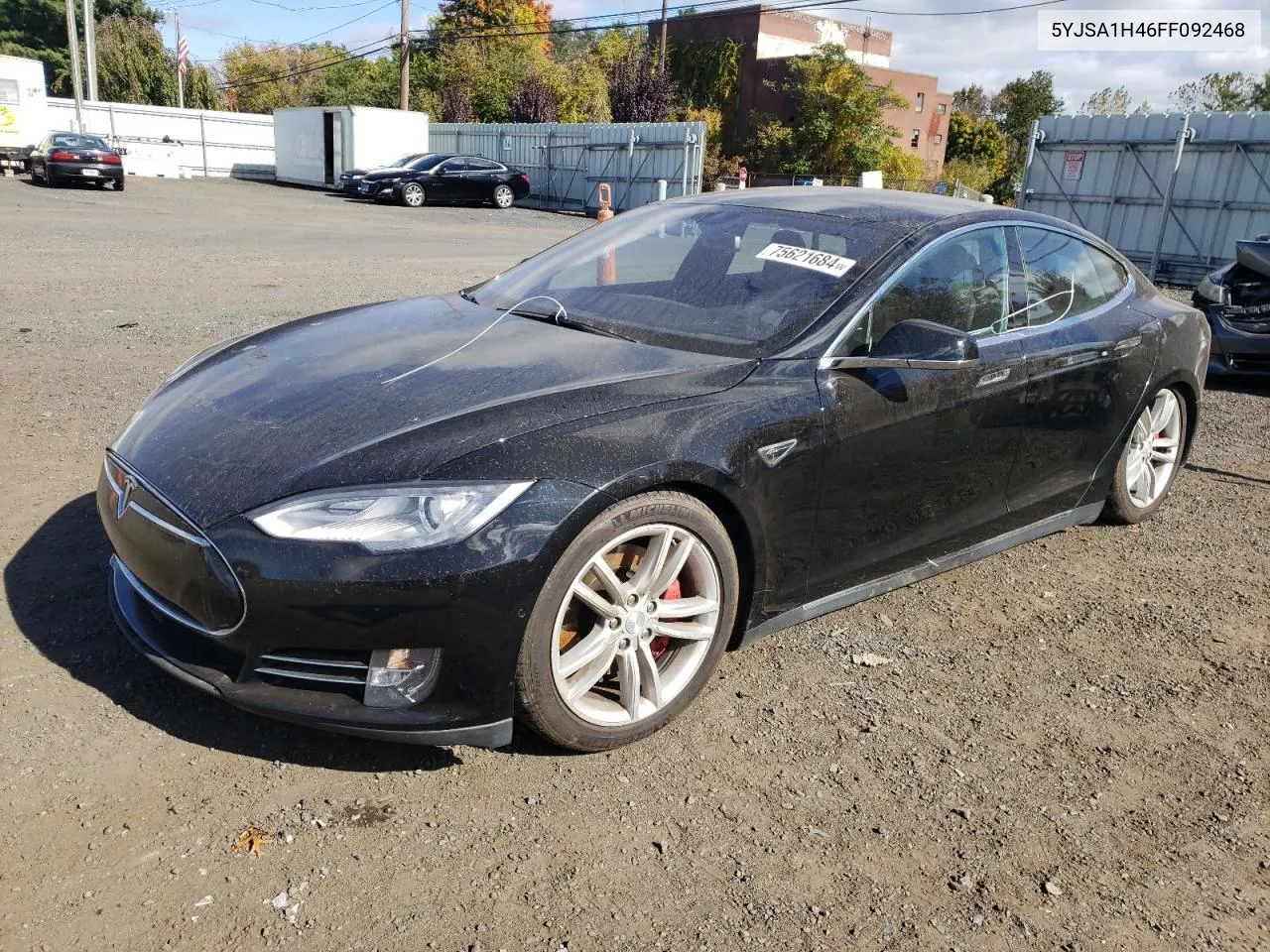 2015 Tesla Model S P85D VIN: 5YJSA1H46FF092468 Lot: 75621684