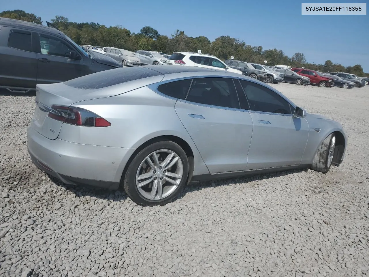 2015 Tesla Model S VIN: 5YJSA1E20FF118355 Lot: 75988174