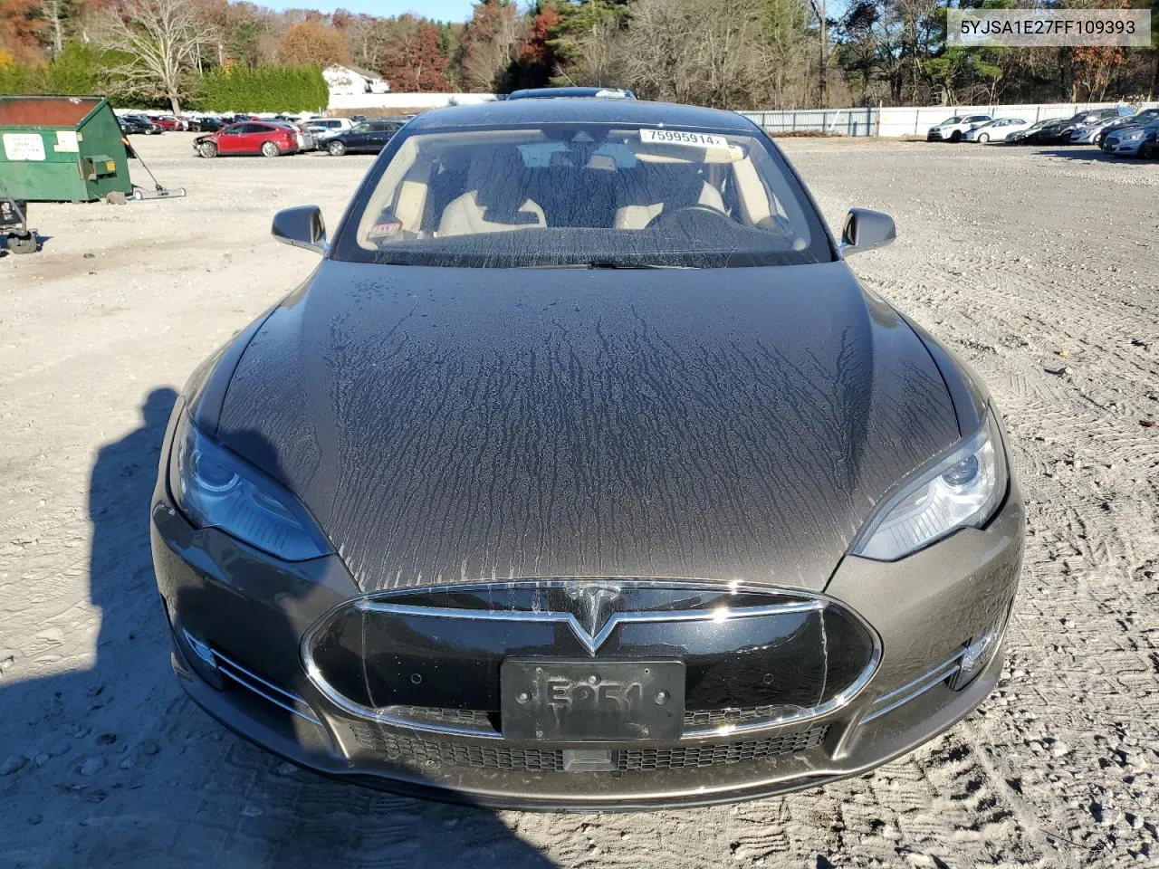 2015 Tesla Model S VIN: 5YJSA1E27FF109393 Lot: 75995914