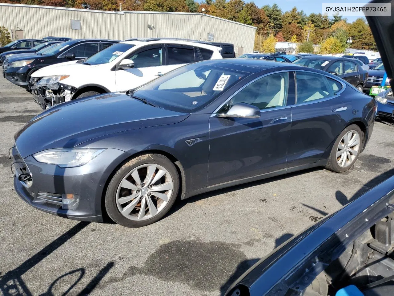 2015 Tesla Model S 85D VIN: 5YJSA1H20FFP73465 Lot: 77017224