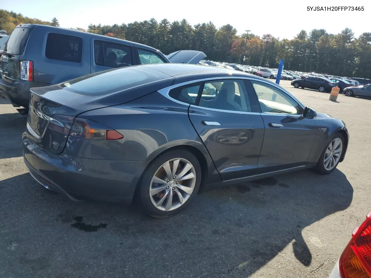 2015 Tesla Model S 85D VIN: 5YJSA1H20FFP73465 Lot: 77017224