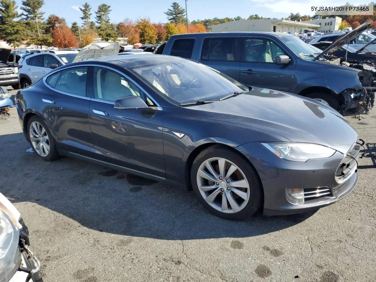 2015 Tesla Model S 85D VIN: 5YJSA1H20FFP73465 Lot: 77017224