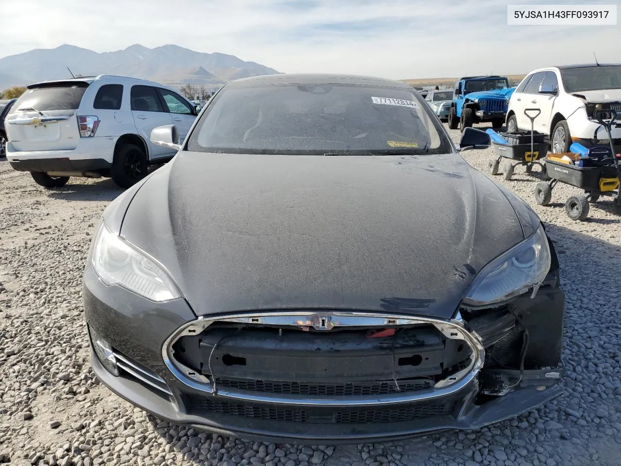 2015 Tesla Model S P85D VIN: 5YJSA1H43FF093917 Lot: 77112814