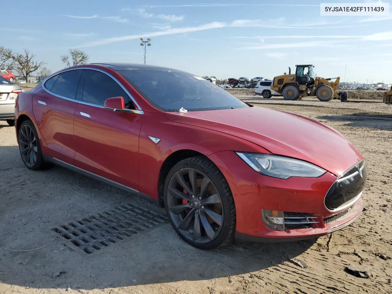 2015 Tesla Model S VIN: 5YJSA1E42FF111439 Lot: 77703744