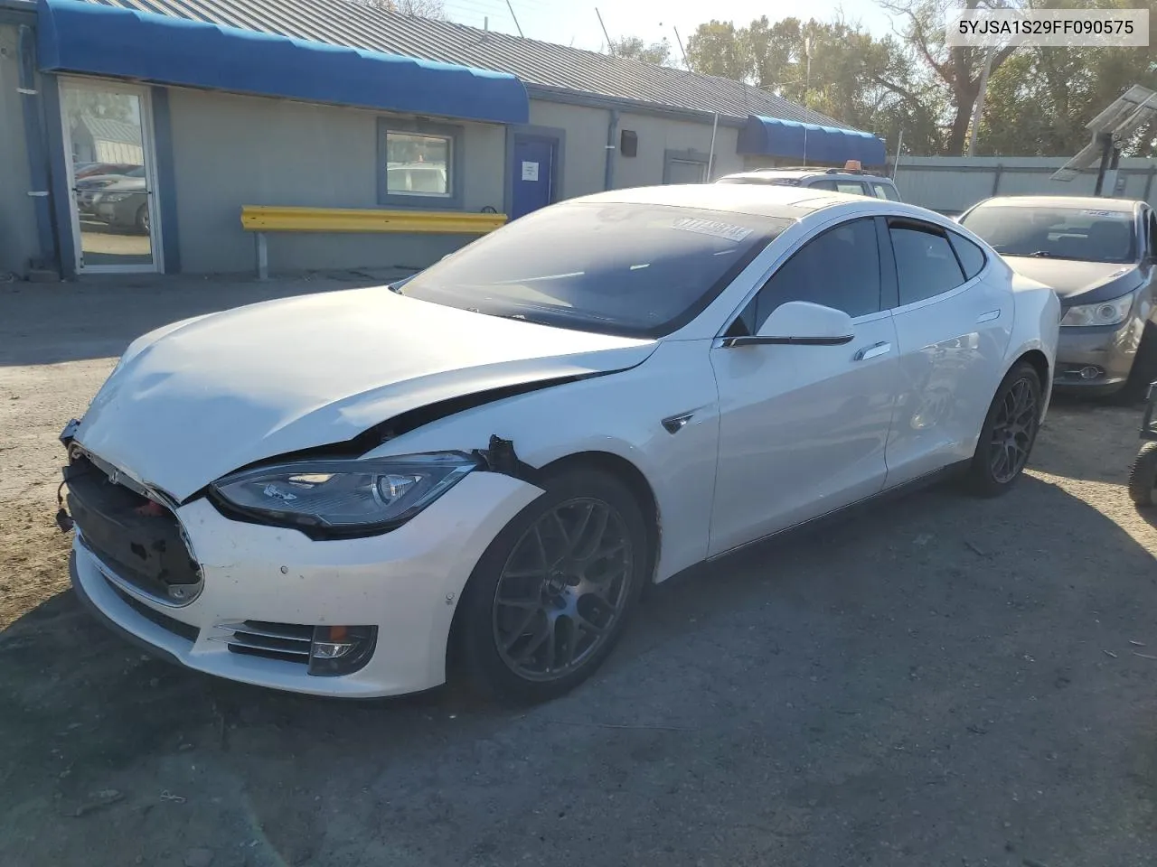 2015 Tesla Model S 70D VIN: 5YJSA1S29FF090575 Lot: 77743874