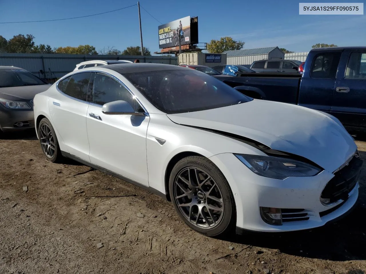 2015 Tesla Model S 70D VIN: 5YJSA1S29FF090575 Lot: 77743874