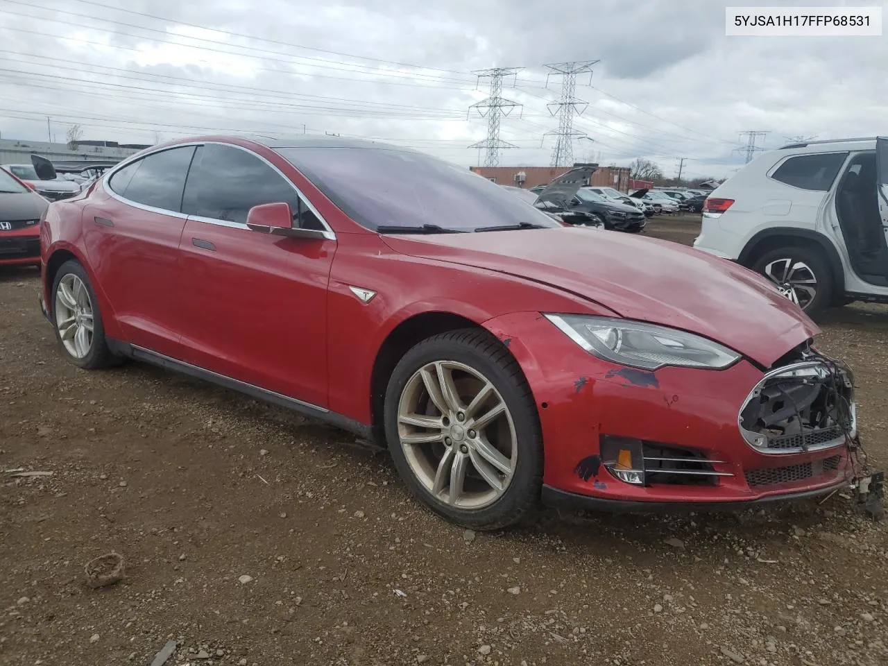 2015 Tesla Model S 85 VIN: 5YJSA1H17FFP68531 Lot: 77980914