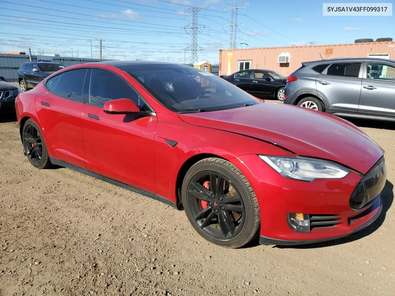 2015 Tesla Model S P90D VIN: 5YJSA1V43FF099317 Lot: 79216404