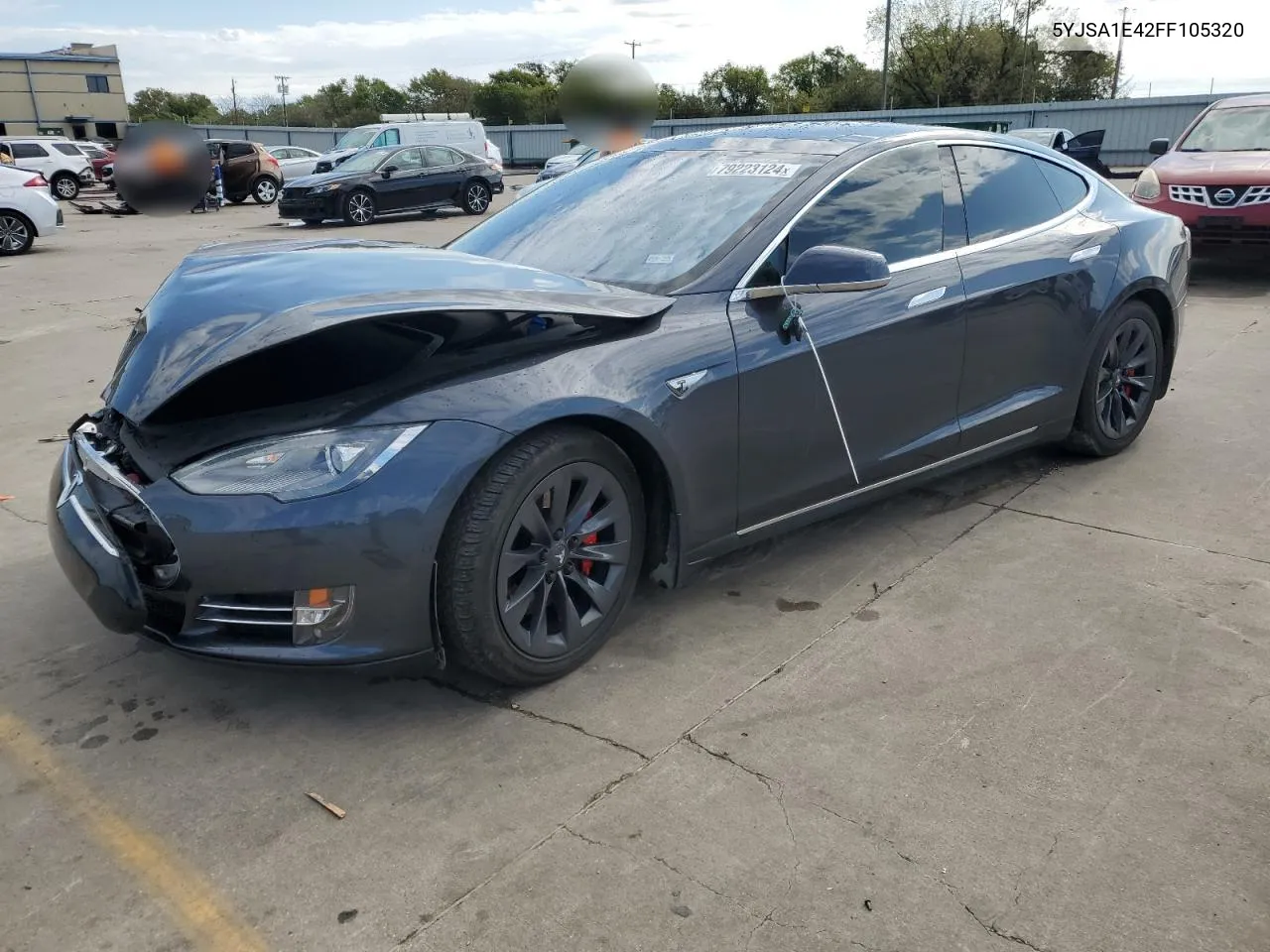 2015 Tesla Model S VIN: 5YJSA1E42FF105320 Lot: 79223124