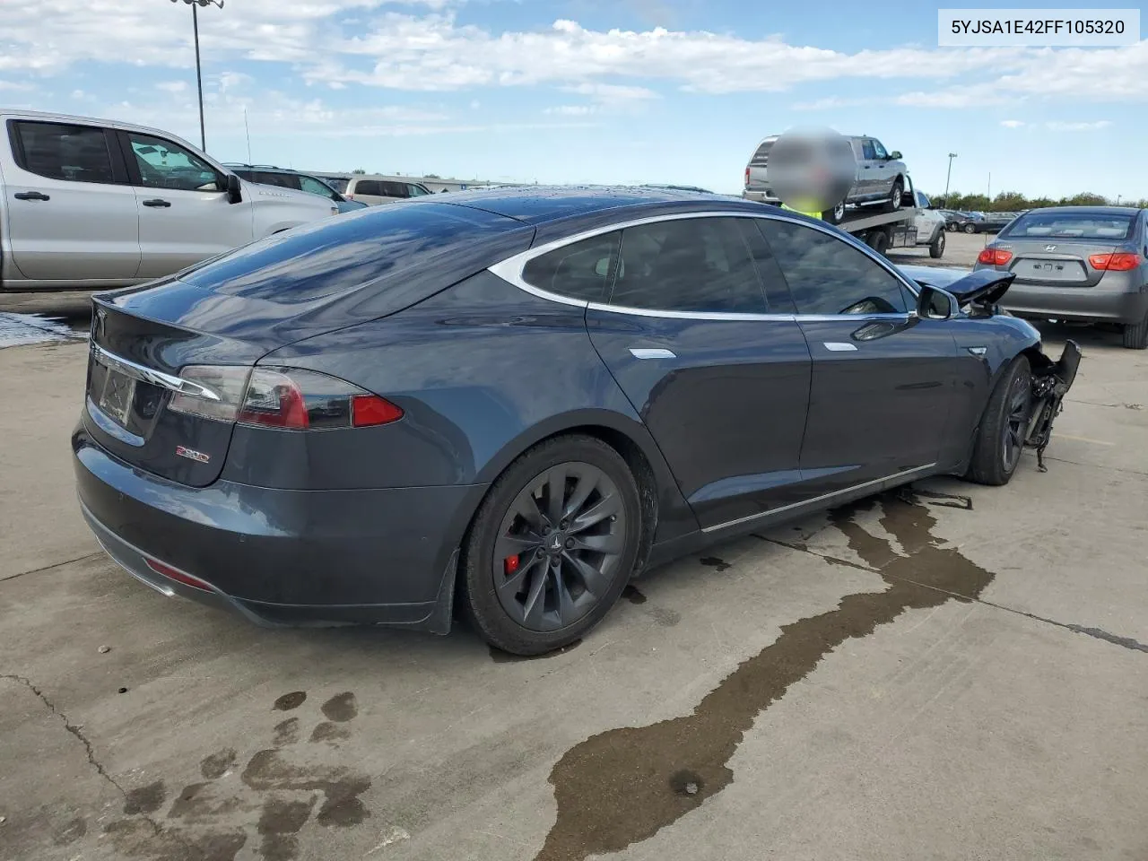 2015 Tesla Model S VIN: 5YJSA1E42FF105320 Lot: 79223124