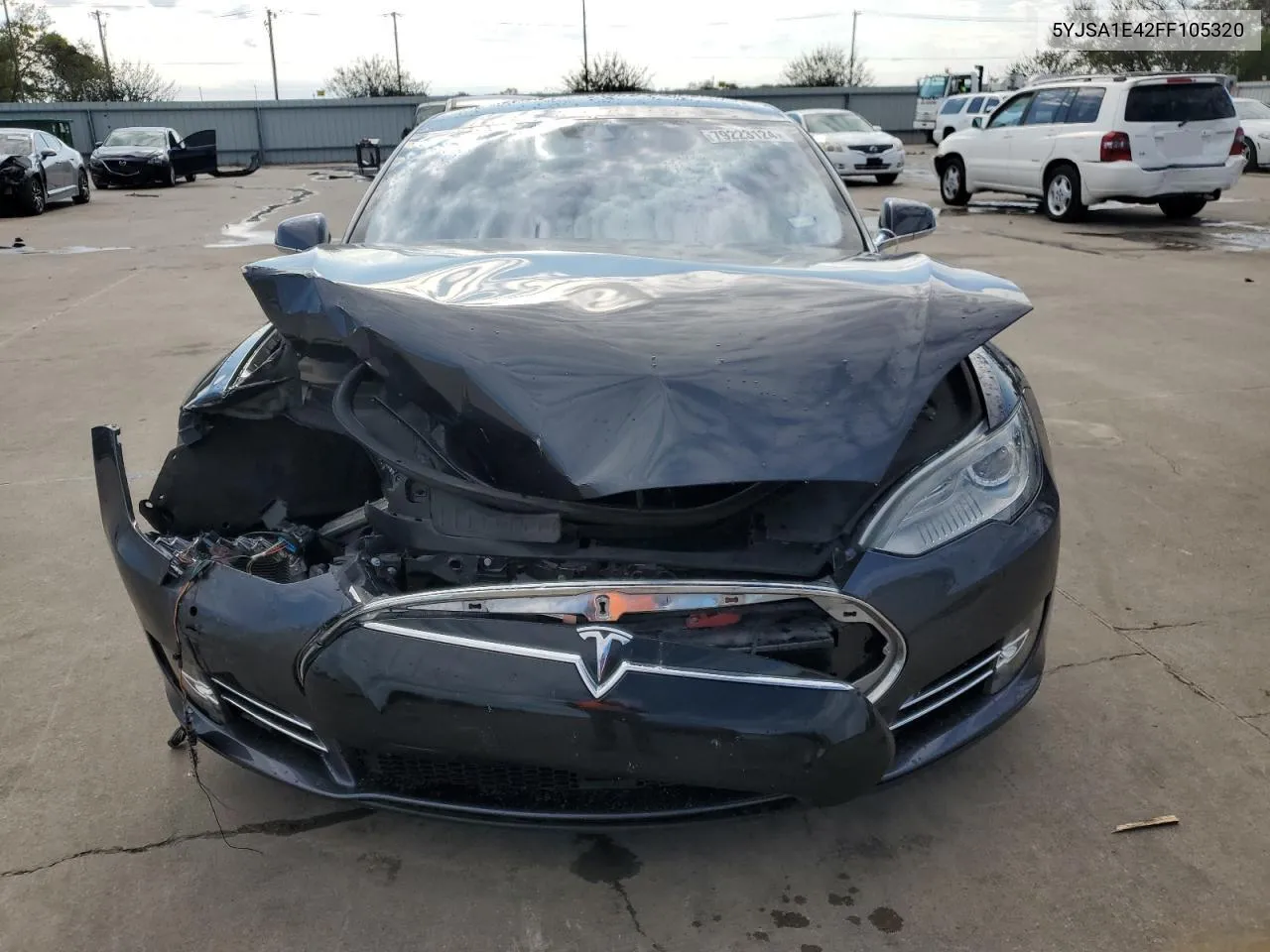 2015 Tesla Model S VIN: 5YJSA1E42FF105320 Lot: 79223124