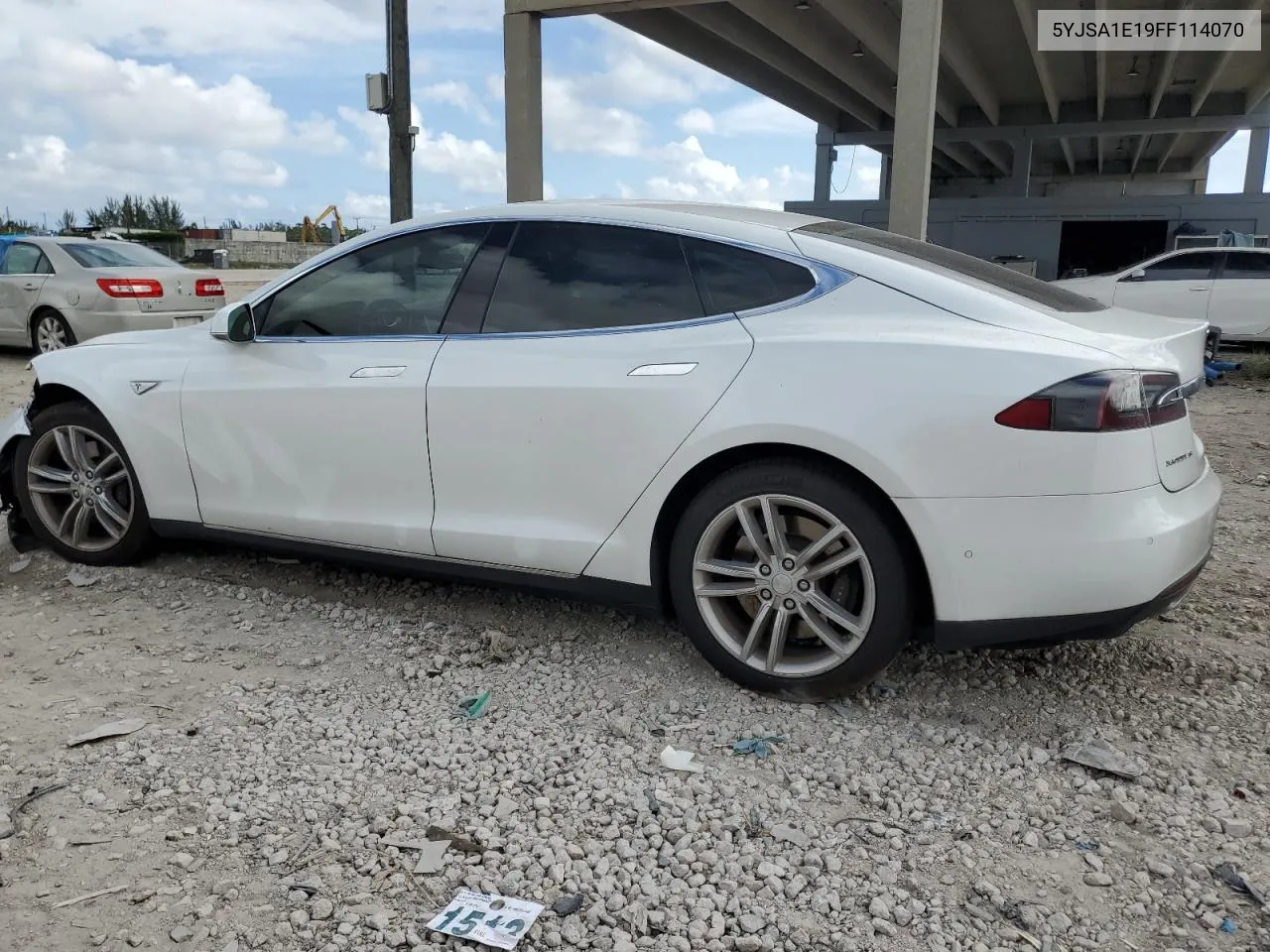 2015 Tesla Model S VIN: 5YJSA1E19FF114070 Lot: 79602694