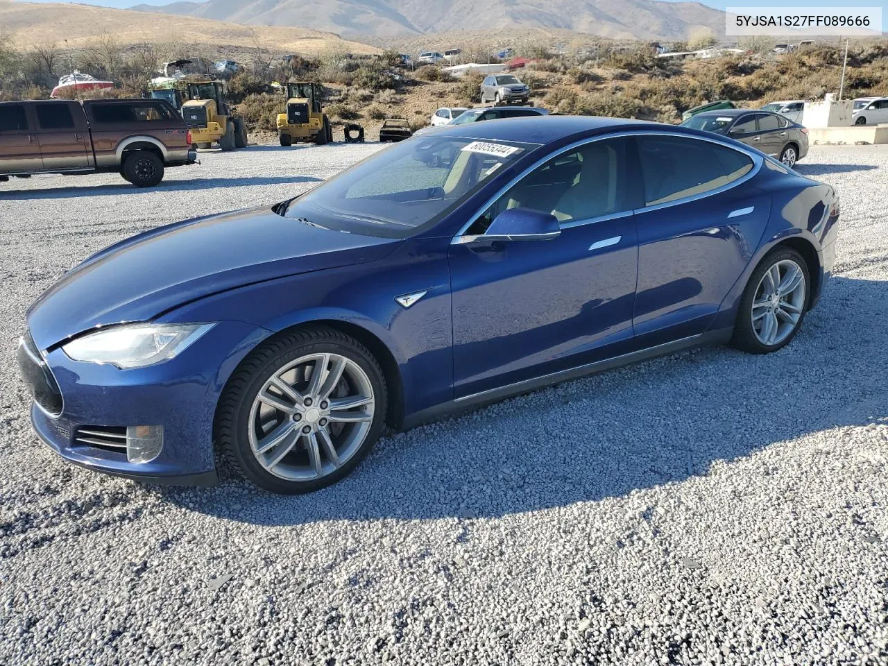 2015 Tesla Model S 70D VIN: 5YJSA1S27FF089666 Lot: 80055344