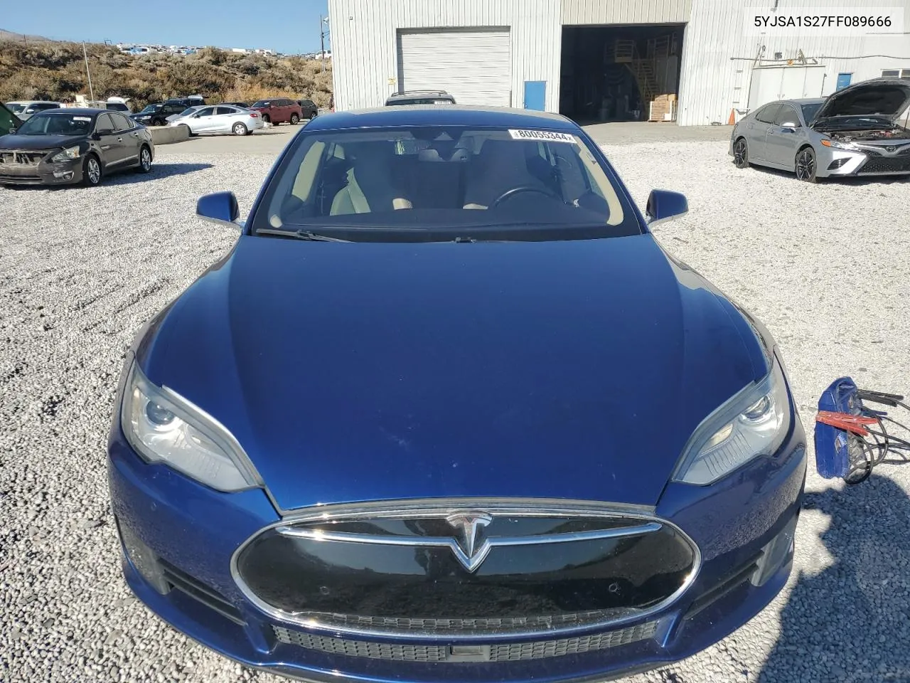 2015 Tesla Model S 70D VIN: 5YJSA1S27FF089666 Lot: 80055344