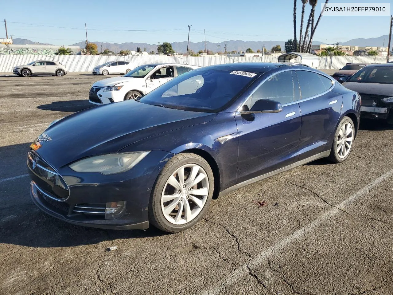 2015 Tesla Model S 85D VIN: 5YJSA1H20FFP79010 Lot: 81070564