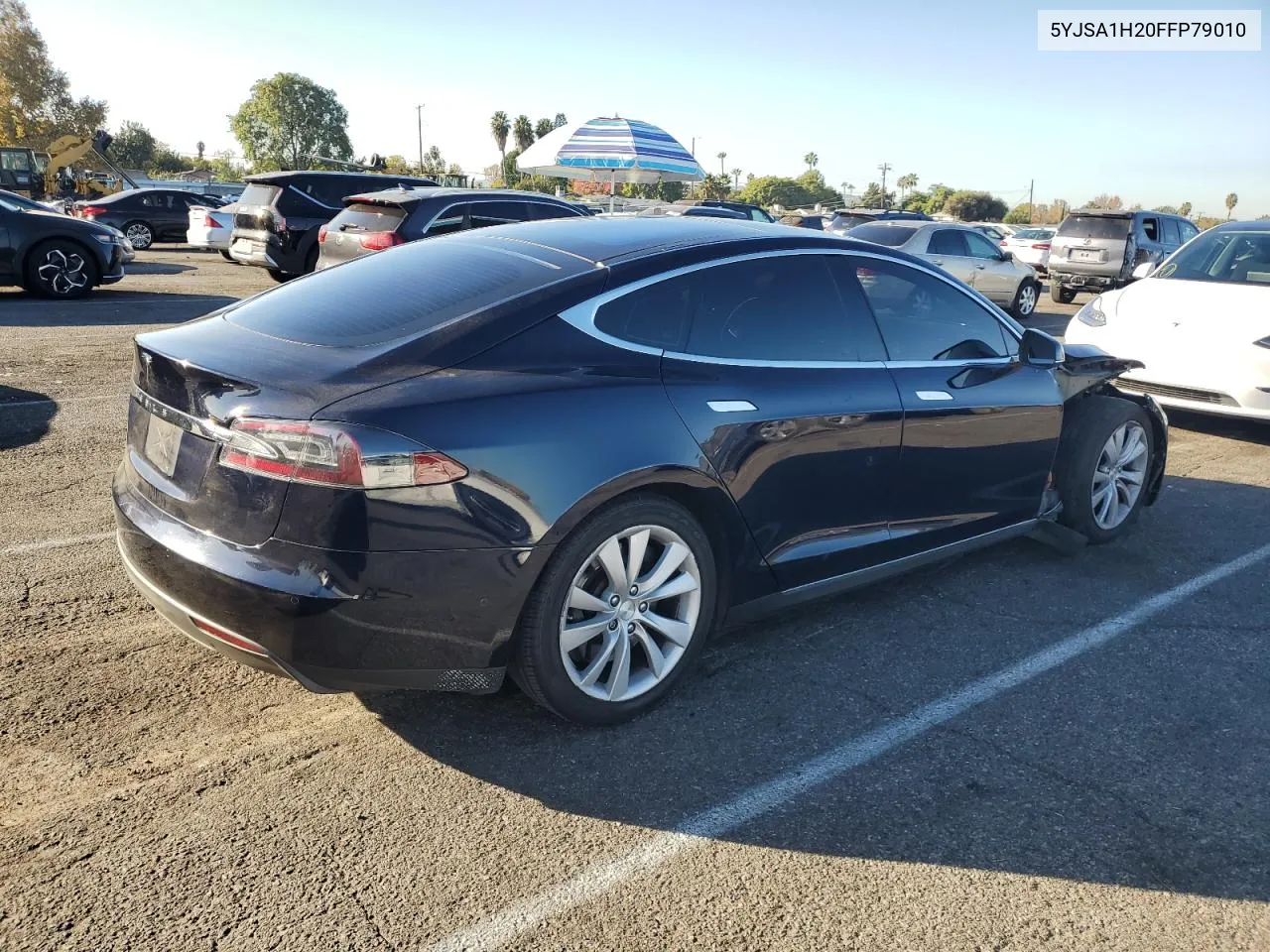 2015 Tesla Model S 85D VIN: 5YJSA1H20FFP79010 Lot: 81070564