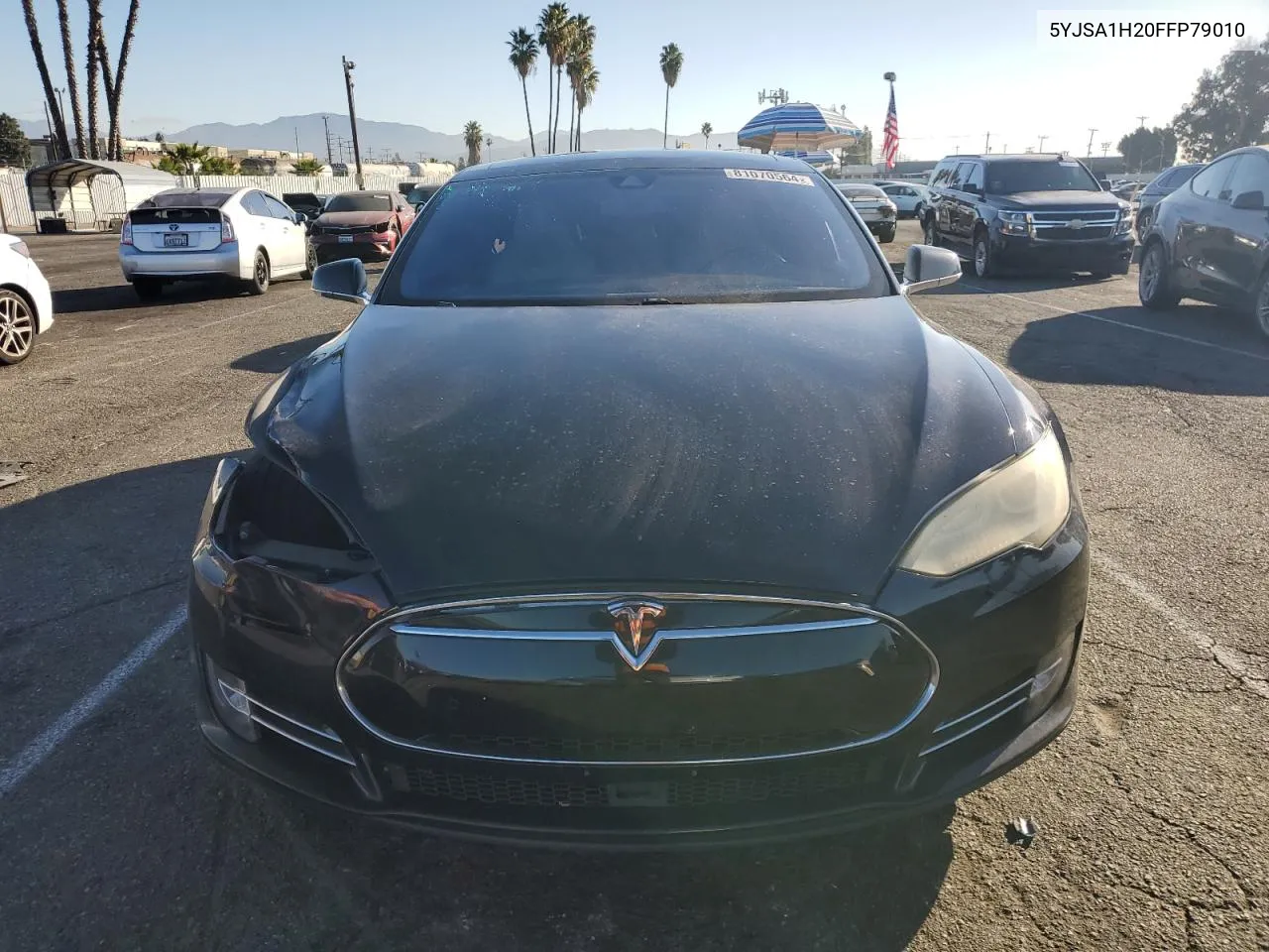 2015 Tesla Model S 85D VIN: 5YJSA1H20FFP79010 Lot: 81070564