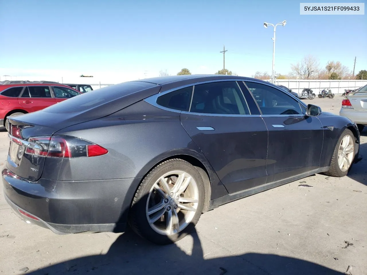 2015 Tesla Model S 70D VIN: 5YJSA1S21FF099433 Lot: 81187934