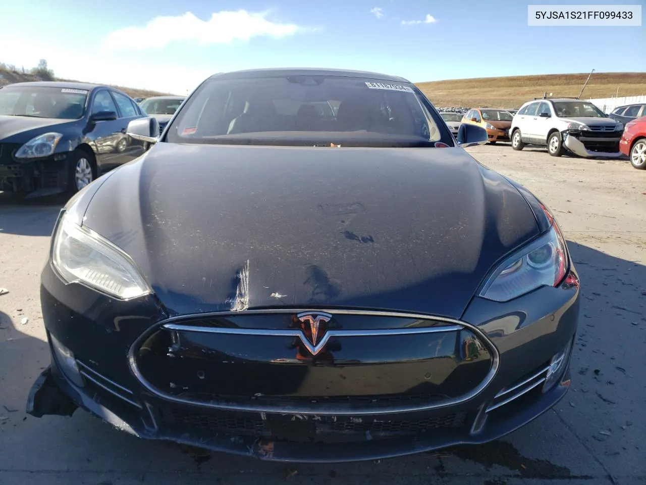 2015 Tesla Model S 70D VIN: 5YJSA1S21FF099433 Lot: 81187934