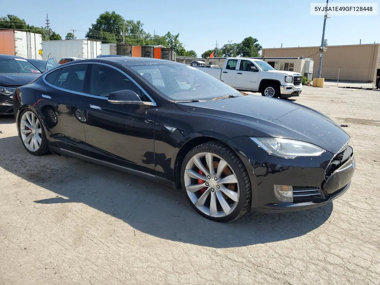 2016 Tesla Model S VIN: 5YJSA1E49GF128448 Lot: 56853964