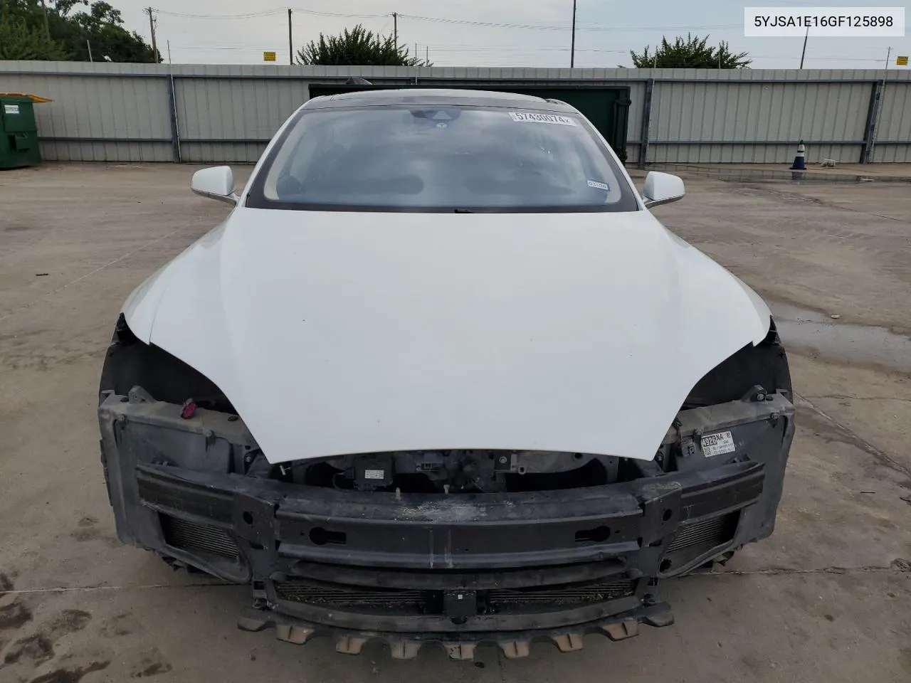 5YJSA1E16GF125898 2016 Tesla Model S