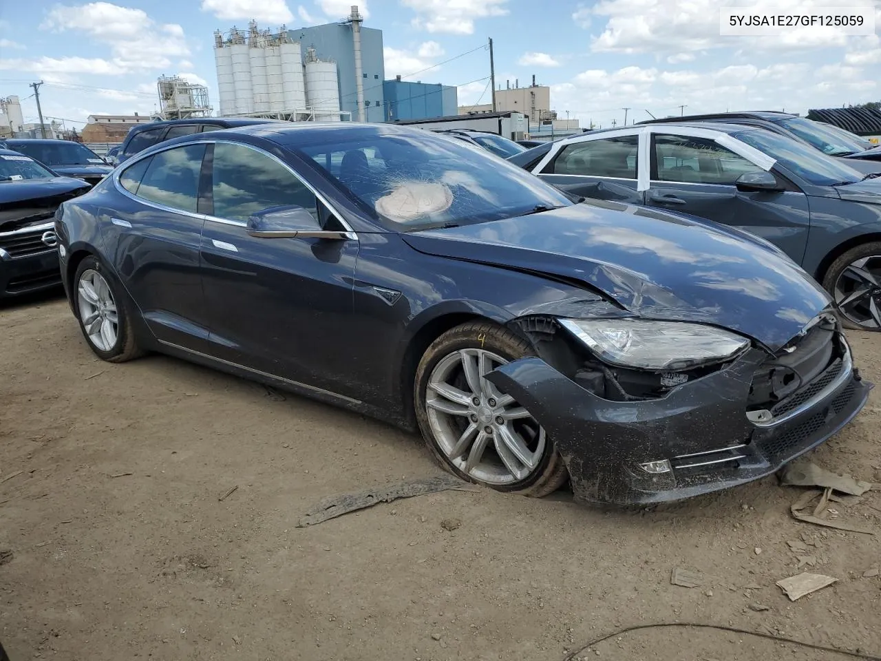 2016 Tesla Model S VIN: 5YJSA1E27GF125059 Lot: 57543284