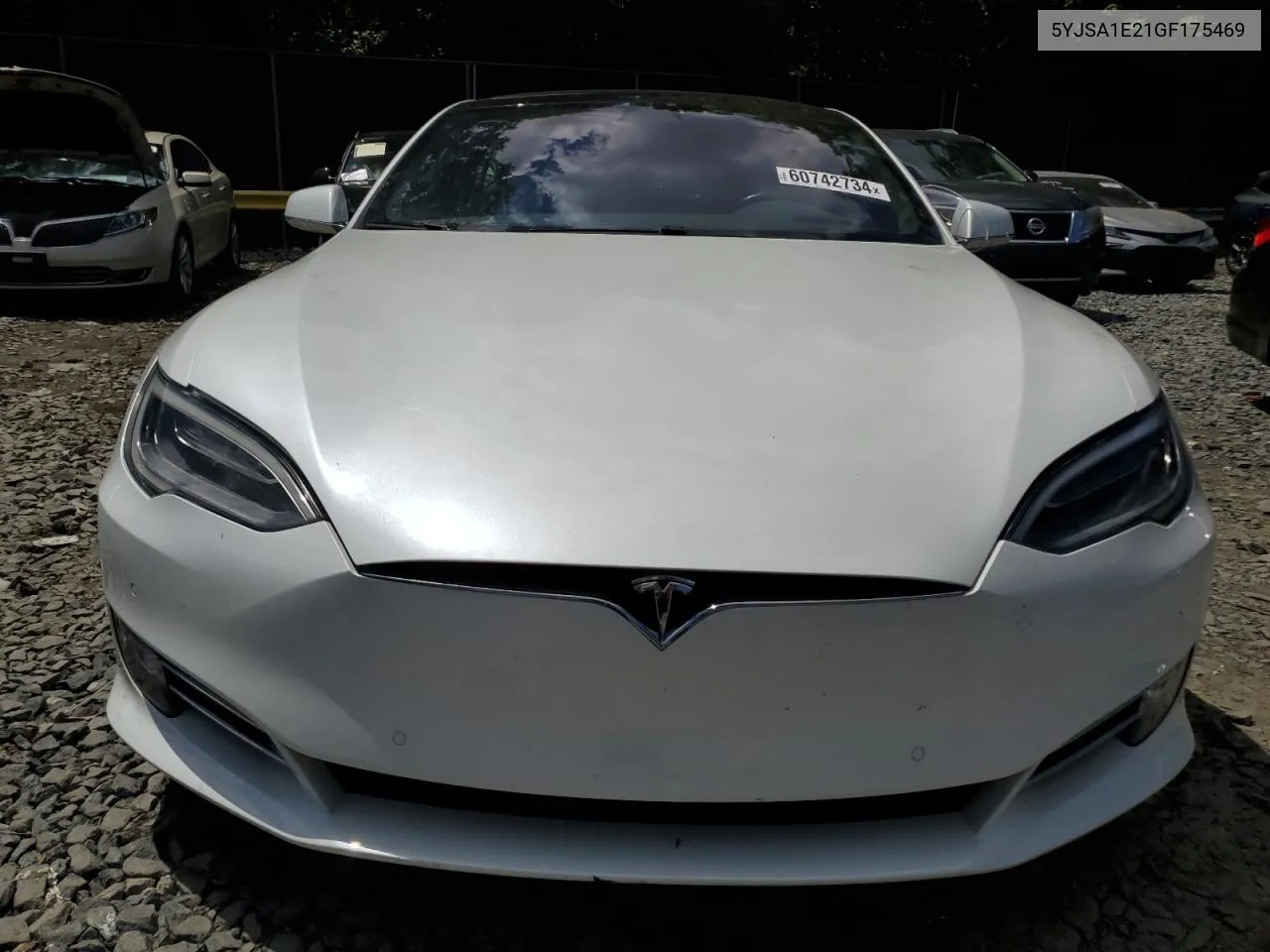 2016 Tesla Model S VIN: 5YJSA1E21GF175469 Lot: 60742734