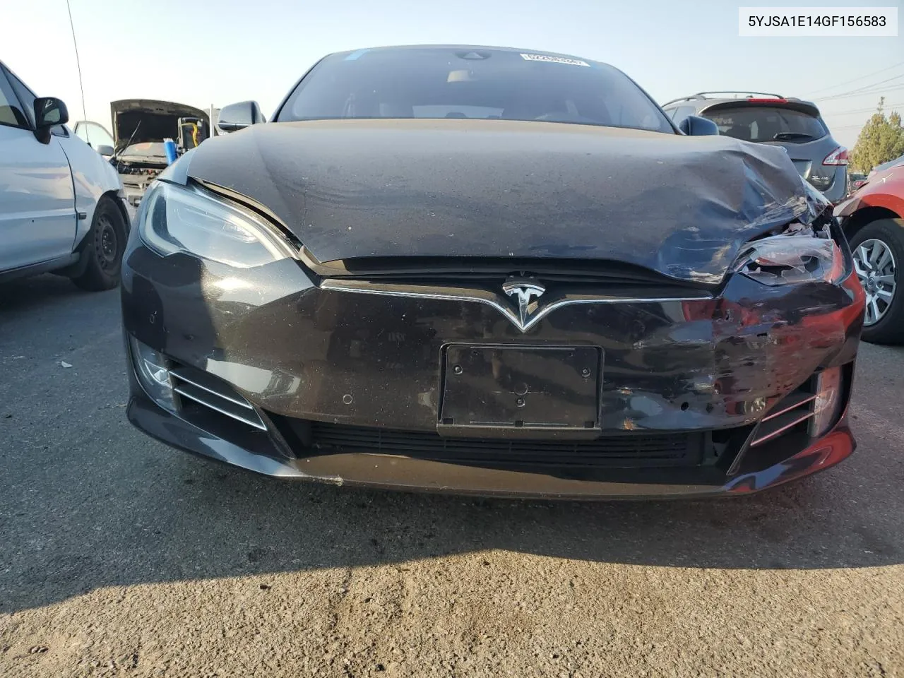 2016 Tesla Model S VIN: 5YJSA1E14GF156583 Lot: 62268334