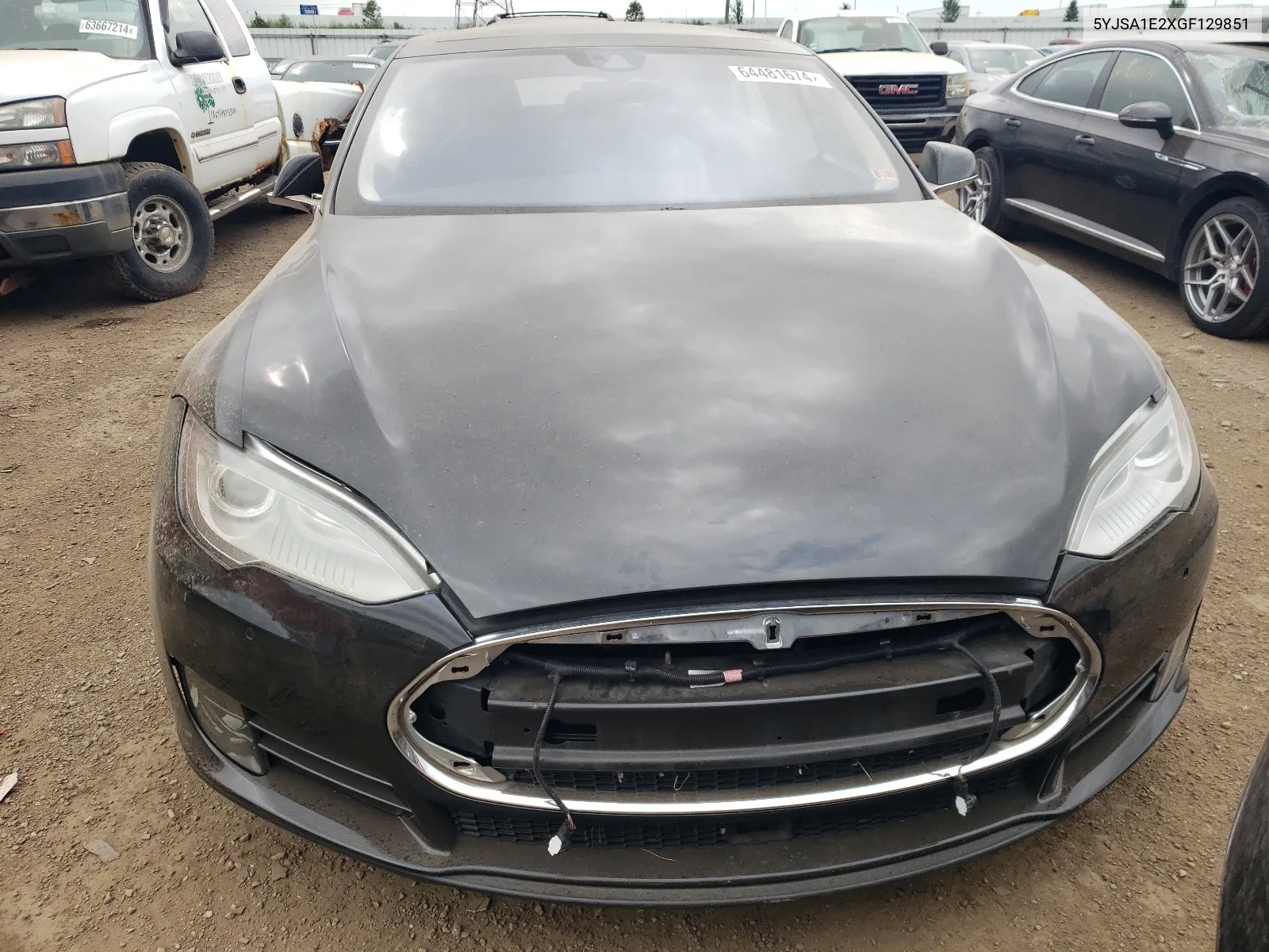 2016 Tesla Model S VIN: 5YJSA1E2XGF129851 Lot: 64481674