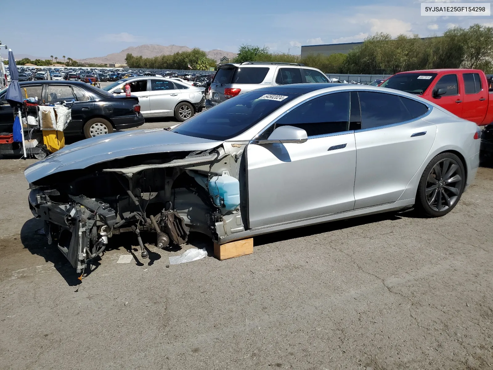 2016 Tesla Model S VIN: 5YJSA1E25GF154298 Lot: 64502024