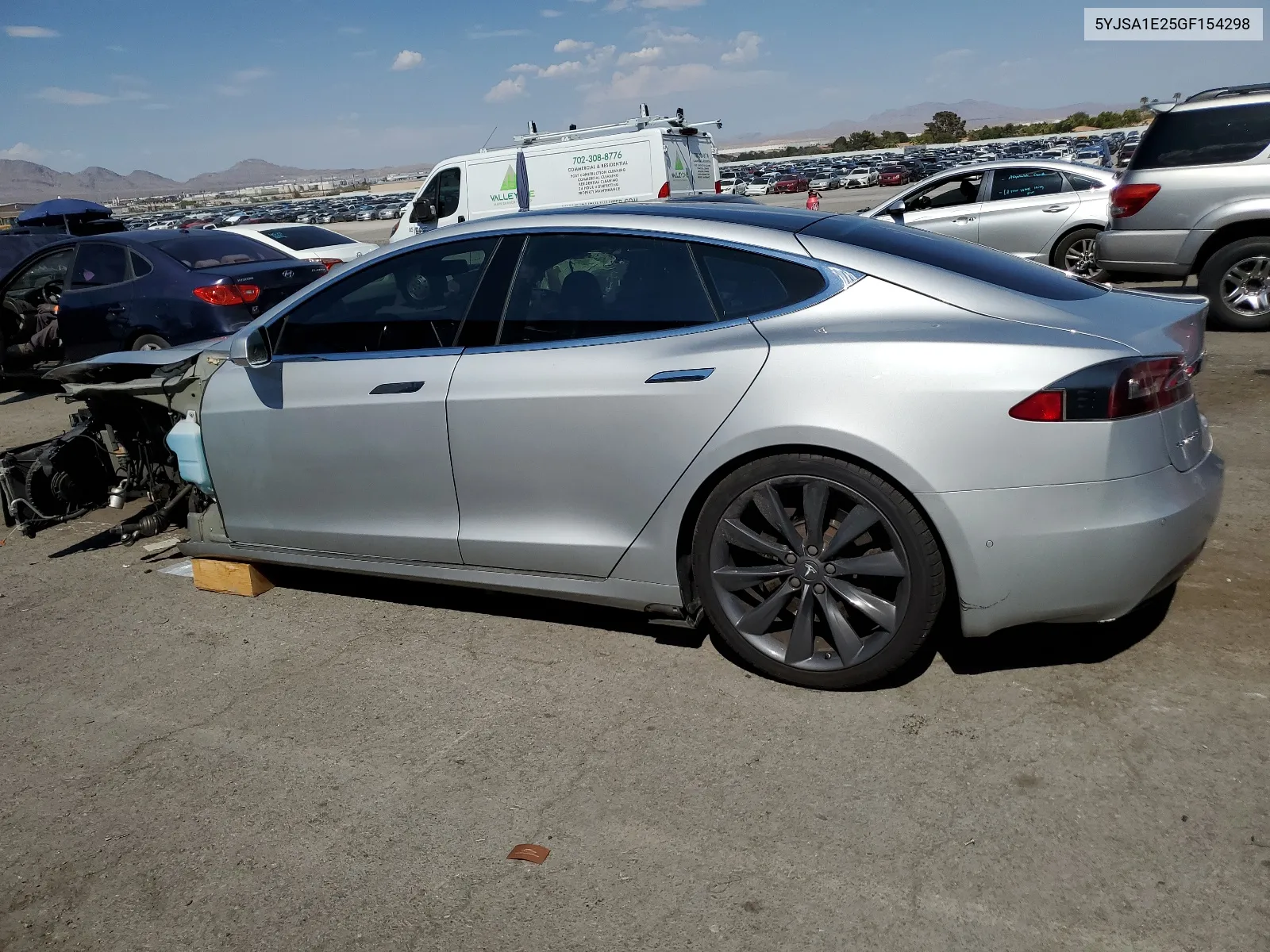 2016 Tesla Model S VIN: 5YJSA1E25GF154298 Lot: 64502024