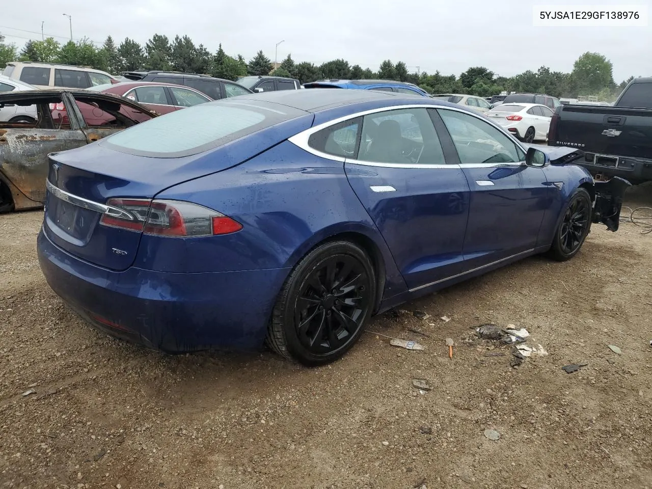 2016 Tesla Model S VIN: 5YJSA1E29GF138976 Lot: 66316654