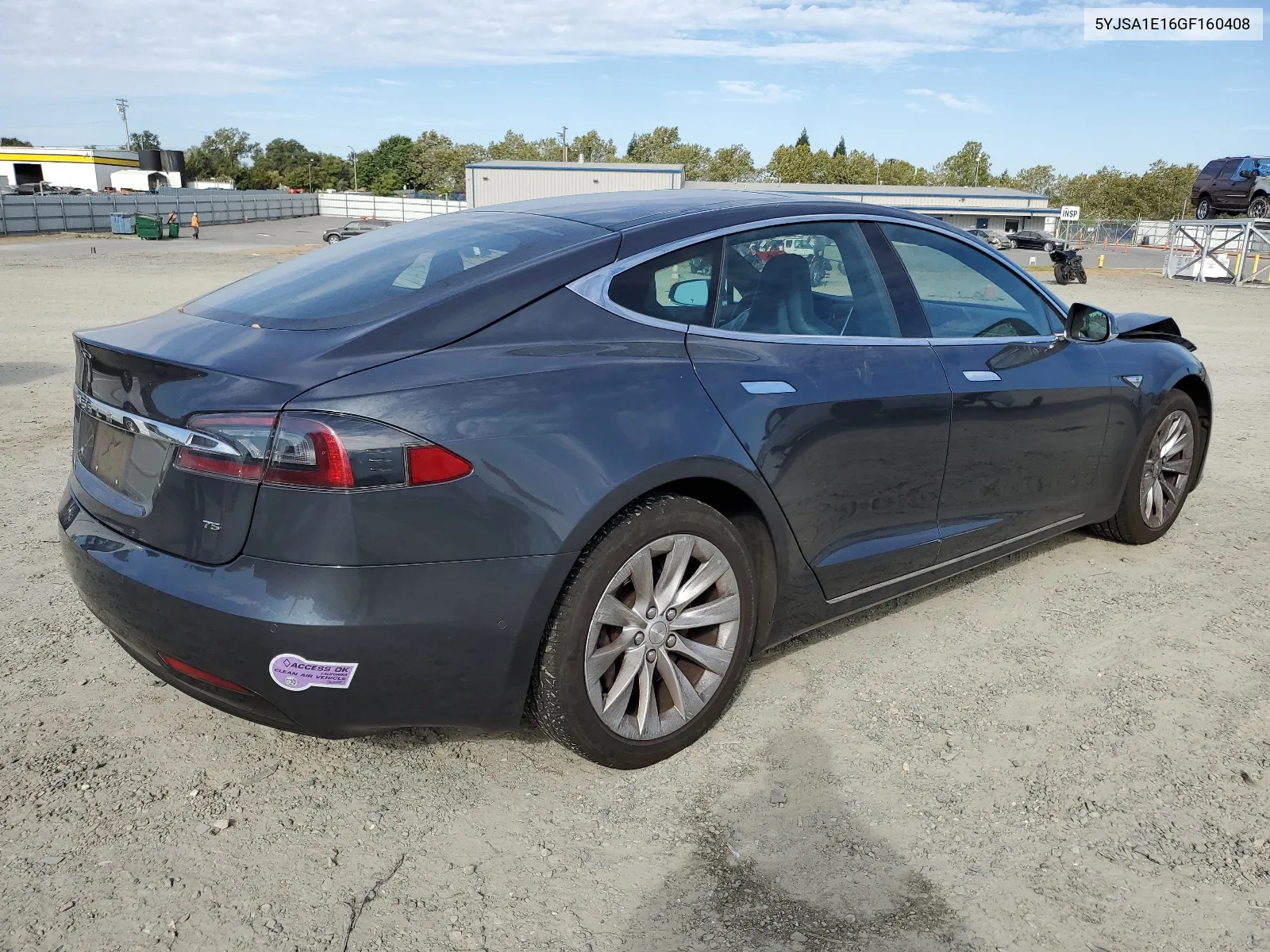 2016 Tesla Model S VIN: 5YJSA1E16GF160408 Lot: 66714464