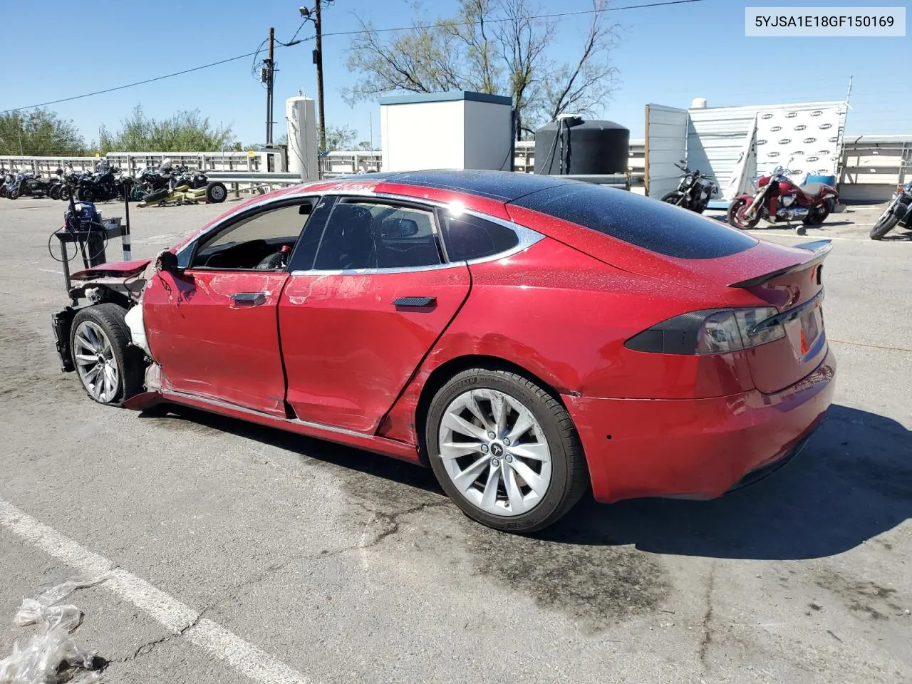 2016 Tesla Model S VIN: 5YJSA1E18GF150169 Lot: 71712694