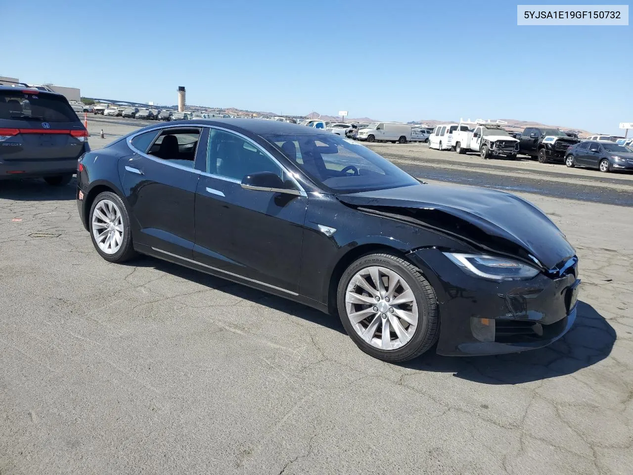 2016 Tesla Model S VIN: 5YJSA1E19GF150732 Lot: 72446184