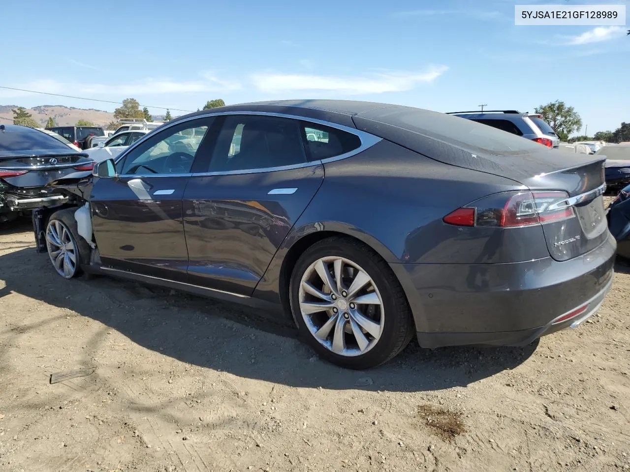 2016 Tesla Model S VIN: 5YJSA1E21GF128989 Lot: 72718874