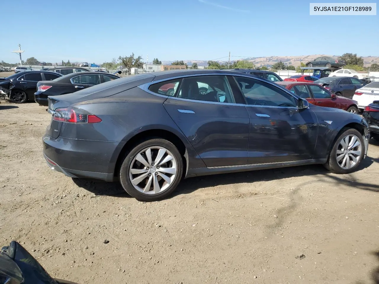 2016 Tesla Model S VIN: 5YJSA1E21GF128989 Lot: 72718874