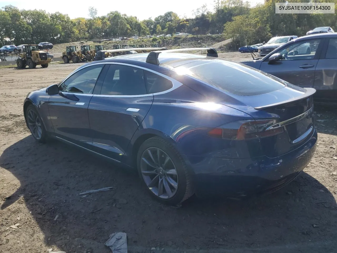 2016 Tesla Model S VIN: 5YJSA1E10GF154300 Lot: 72890144