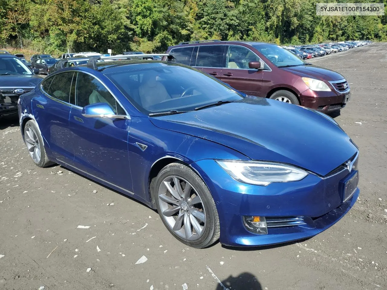 2016 Tesla Model S VIN: 5YJSA1E10GF154300 Lot: 72890144