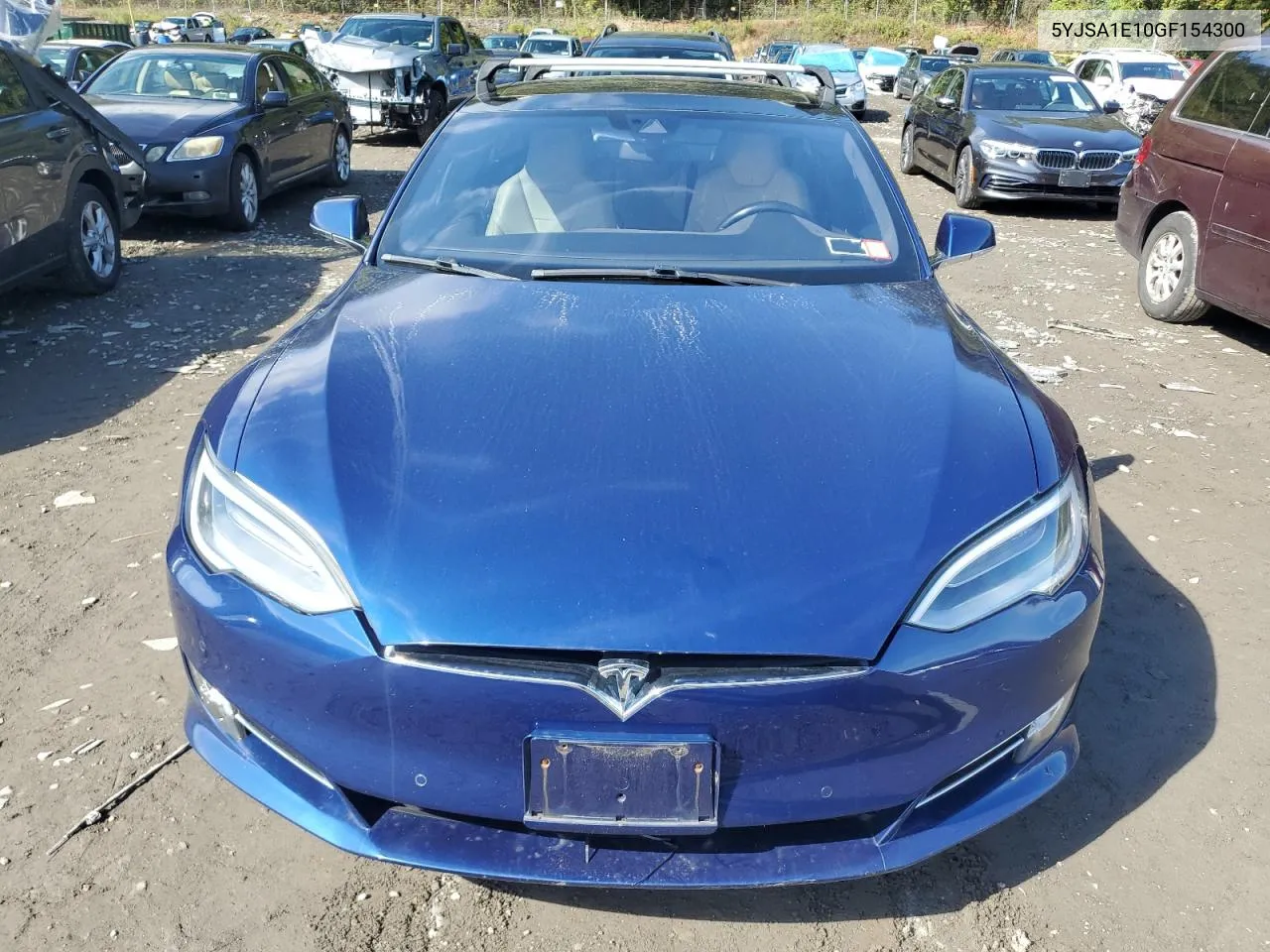 2016 Tesla Model S VIN: 5YJSA1E10GF154300 Lot: 72890144