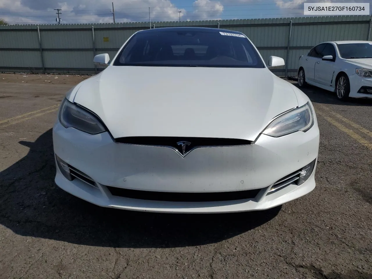 2016 Tesla Model S VIN: 5YJSA1E27GF160734 Lot: 73193794