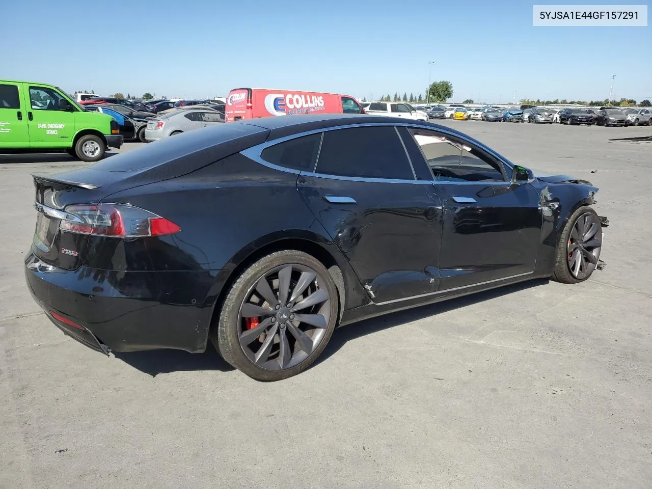 2016 Tesla Model S VIN: 5YJSA1E44GF157291 Lot: 73387954