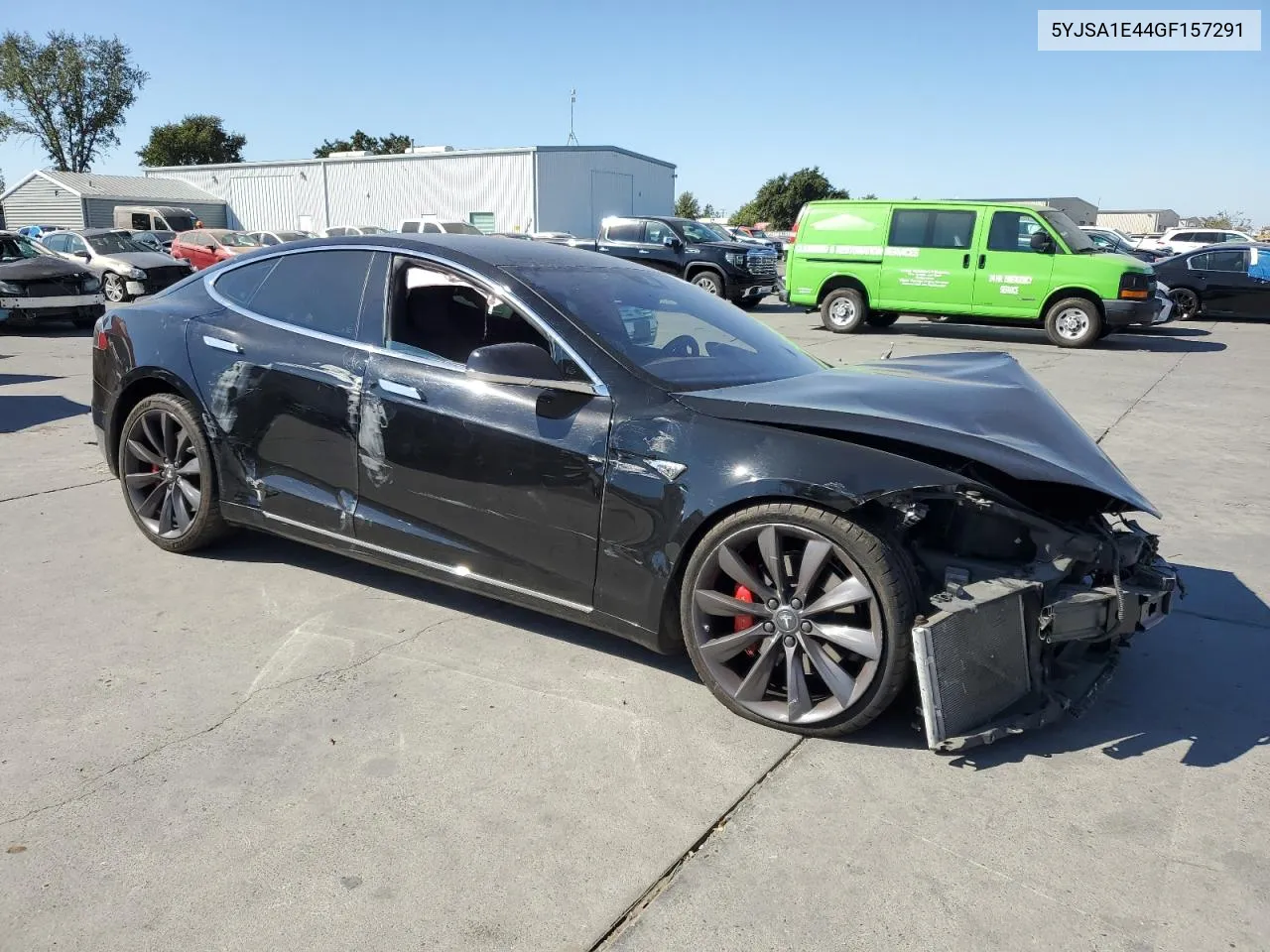 2016 Tesla Model S VIN: 5YJSA1E44GF157291 Lot: 73387954